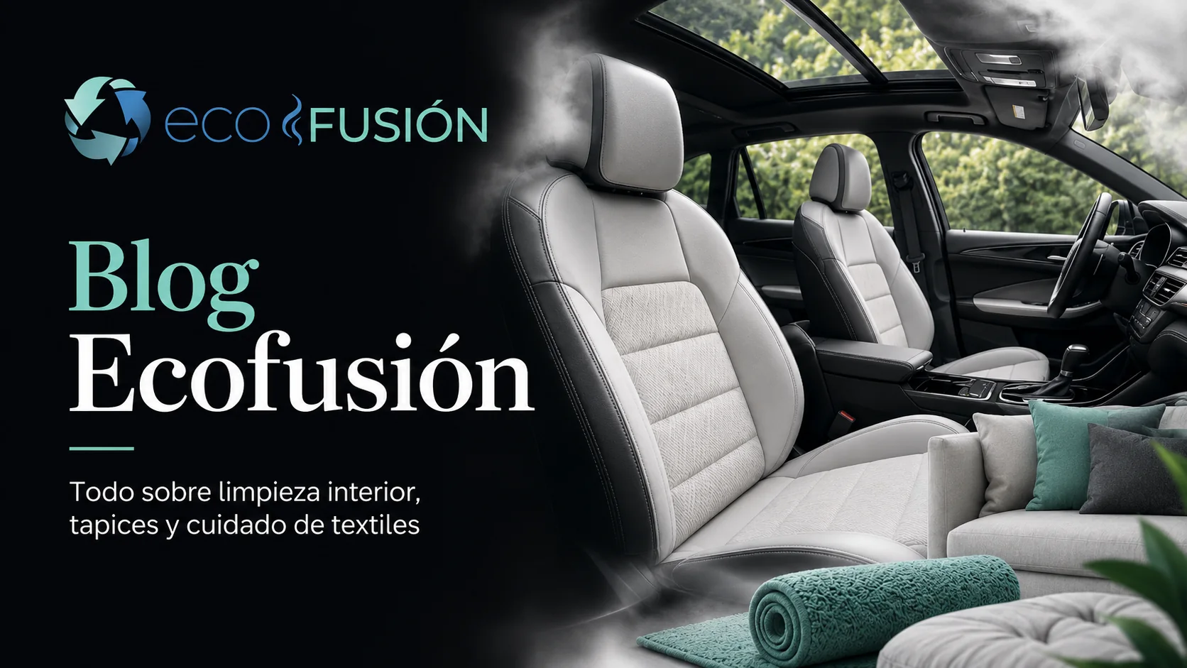 Blog Eco Fusión sobre limpieza interior de autos, tapices, sillones y alfombras